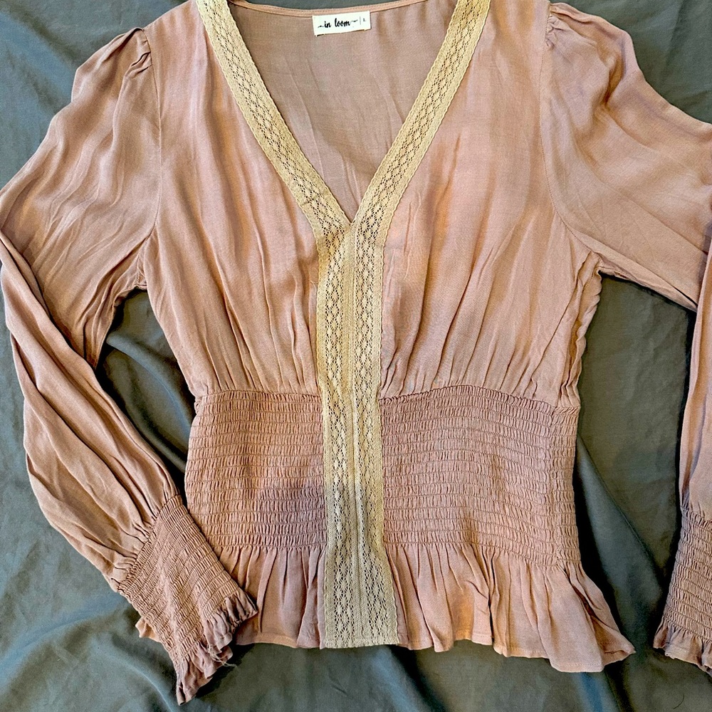 In Loom Boutique blouse, size Large, BNWOT